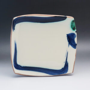 Meg Patey Square plate 22cm X 22cm October 2021