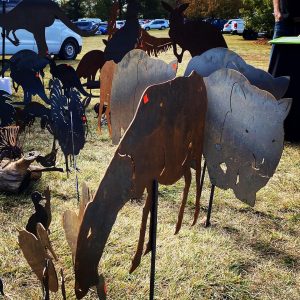 Garden Sculpture by Rusty Rose