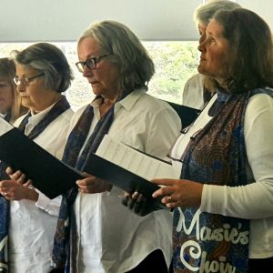 Maisie's Choirs in Jenny Johnson Scarves